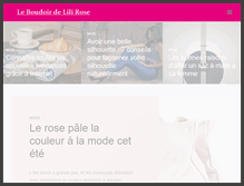 Tablet Screenshot of leboudoirdelilirose.com